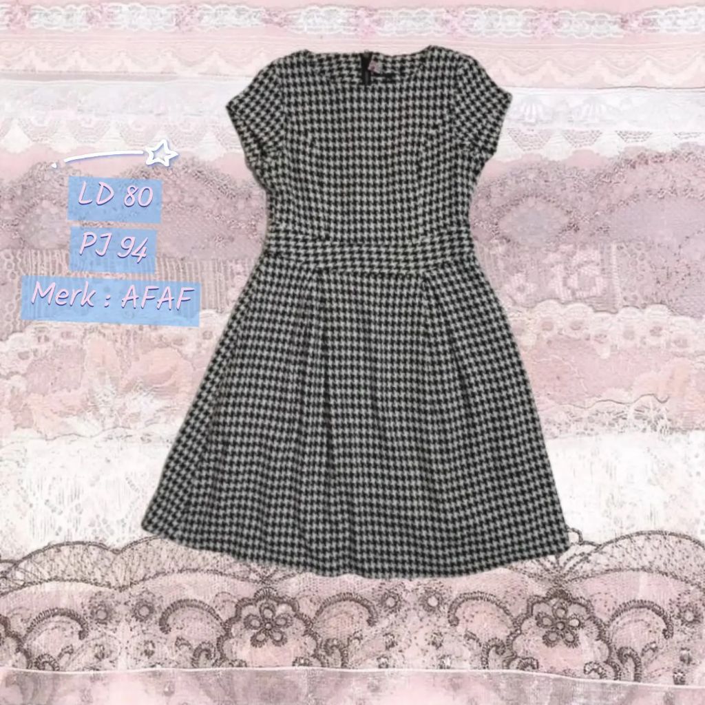 AFAF Checkered Dress | Vintage Girly