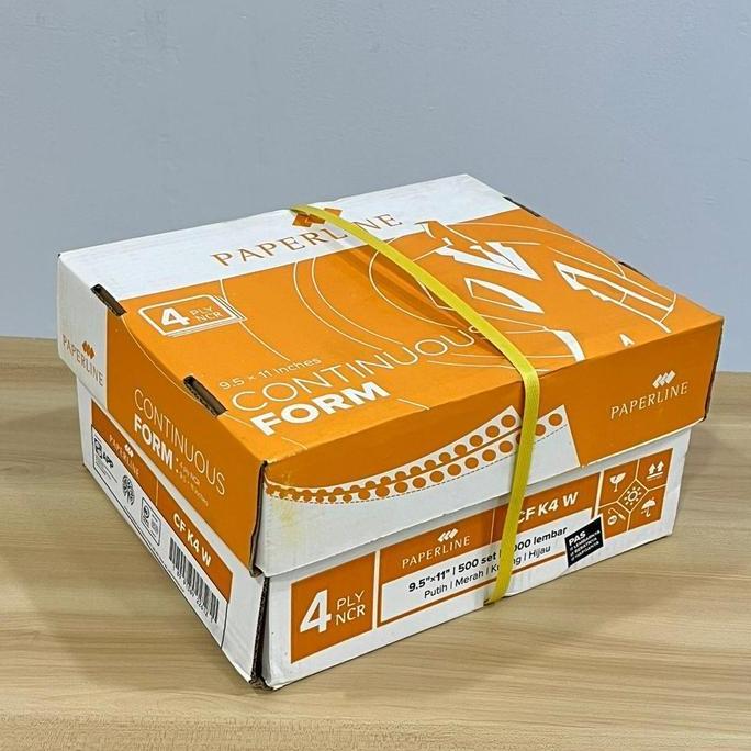 Continuous Form Paperline K4 / Kertas Komputer Paperline 4 Ply / Max : 2 Box