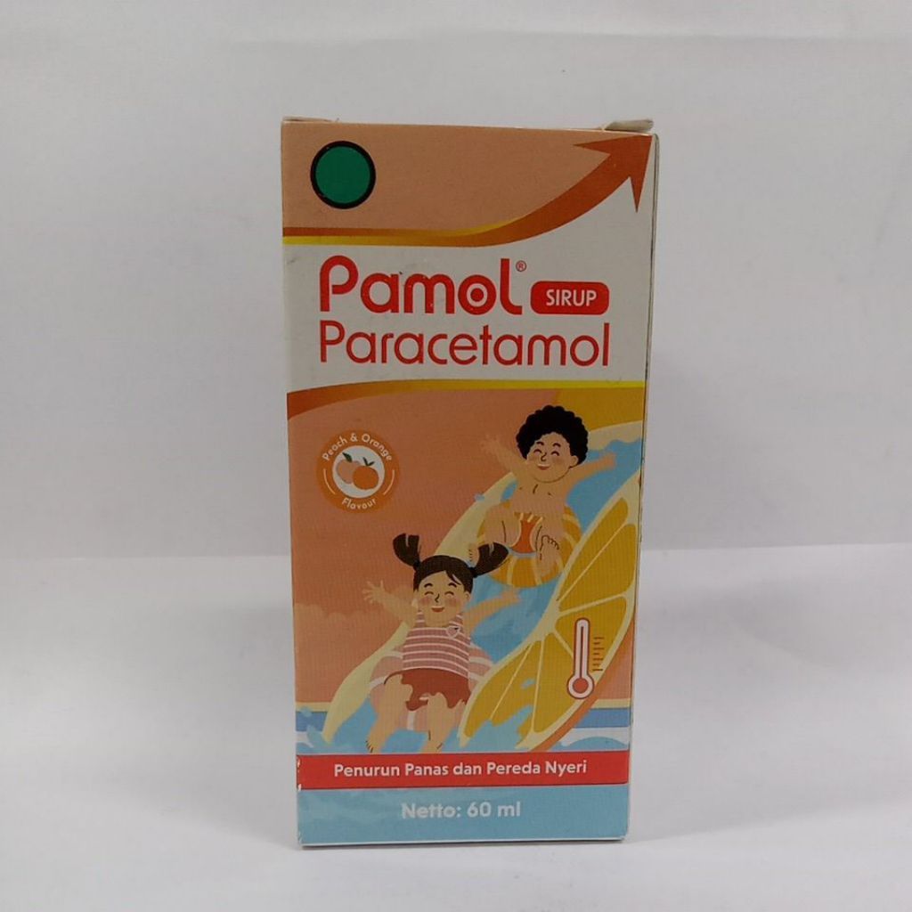 Pamol Sirup 60ml paracetamol Obat Demam Dan Nyeri Anak original