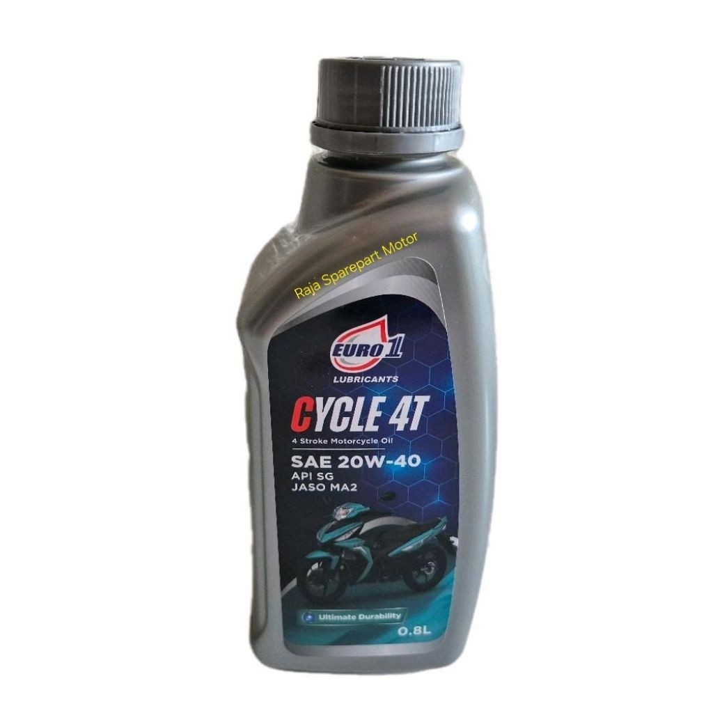 Oli Euro1 Cycle 4T 20W-40 0.8Liter API SG JASO MA2