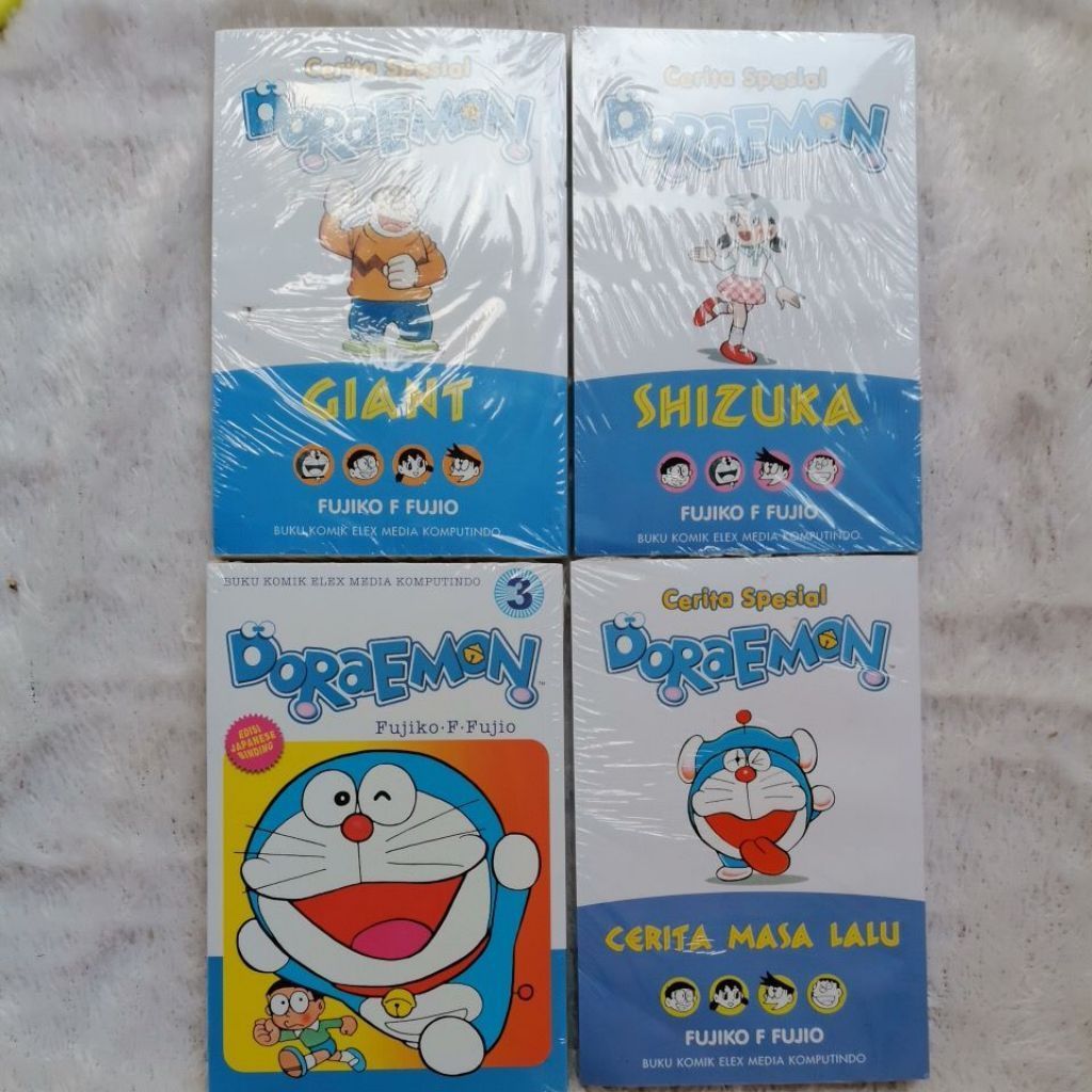 komik cerita spesial doraemon: Giant/ shizuka/ doraemon/ cerita masa lalu/ nobita dan pasukan robot/