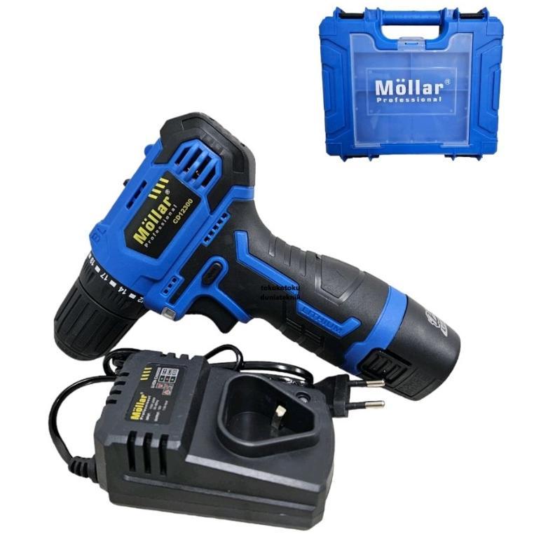 MOLLAR CD12300 BOR CORDLESS BRUSHLESS DRILL 12V IMPACT DRILL 10MM