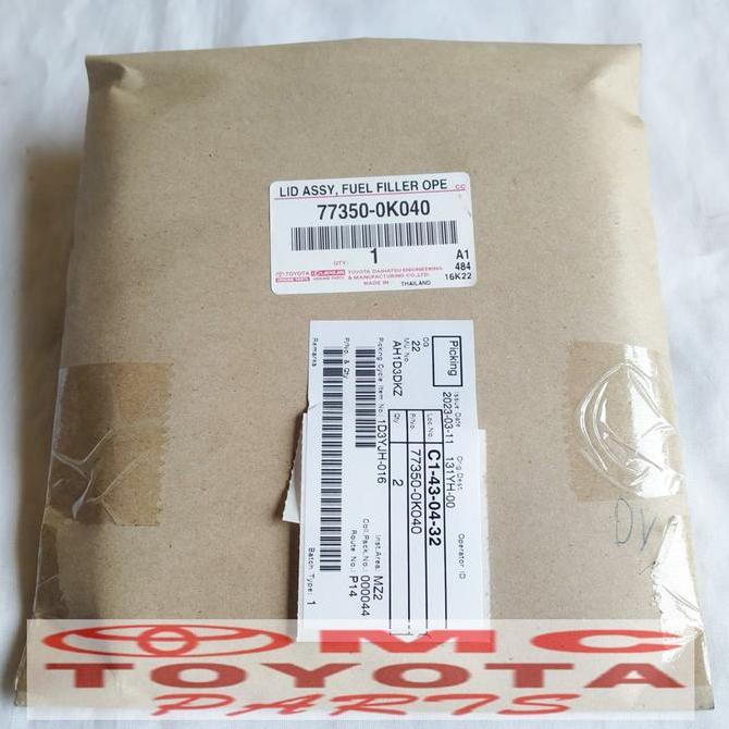 Promo Plat Tutup / Cover Tangki Bensin Toyota Hilux Double Cabin 77350-0K040 Diskon