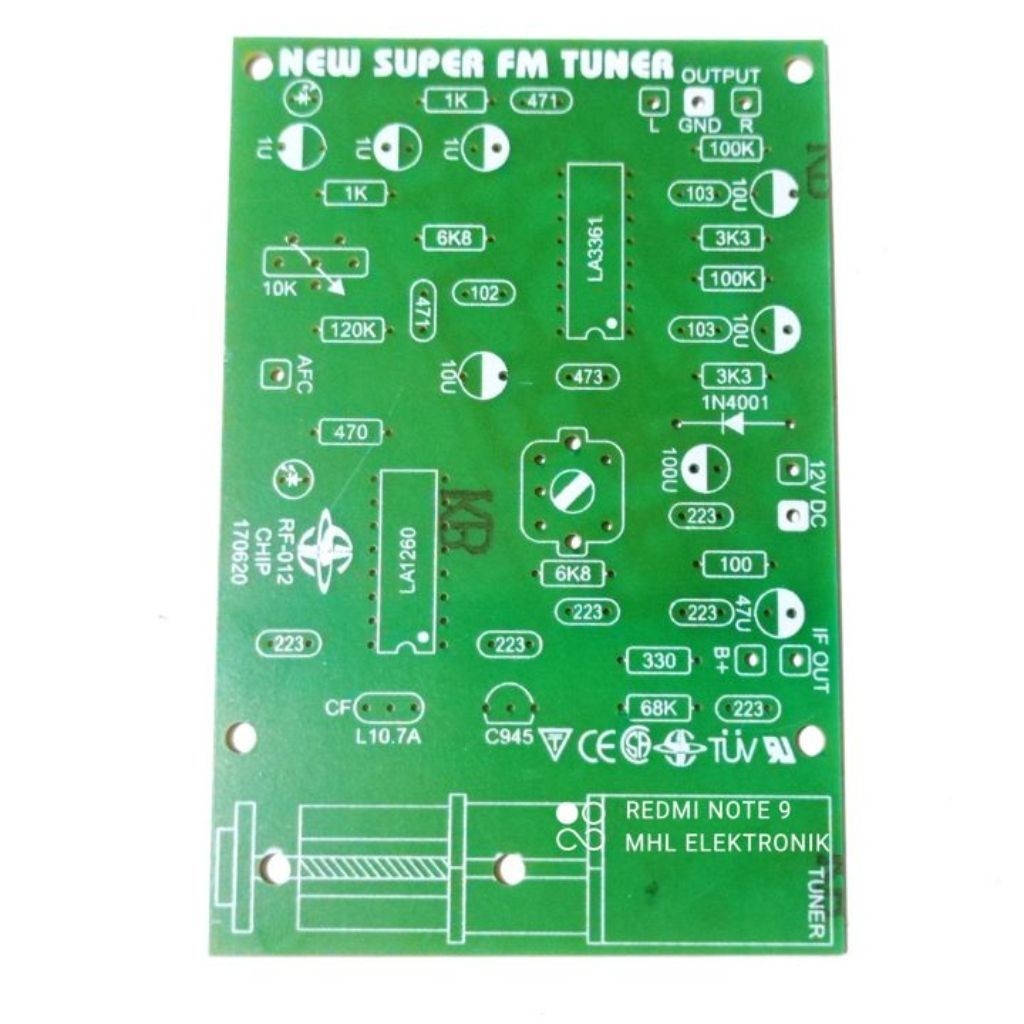 pcb fm antidesis saturn tuner kaleng fm