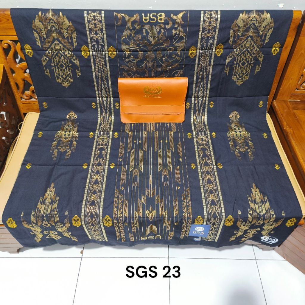 SARUNG BSA MOTIF SGS & SONGKET