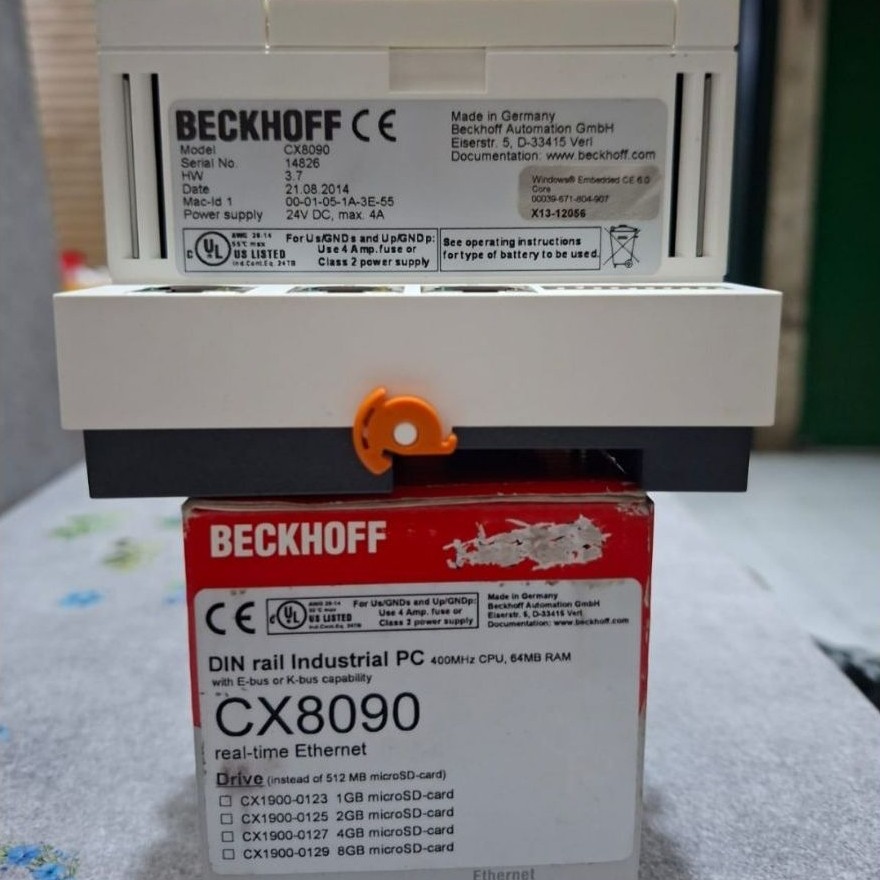 BECKHOFF CX8090 DIN RAIL INDUSTRIAL PC