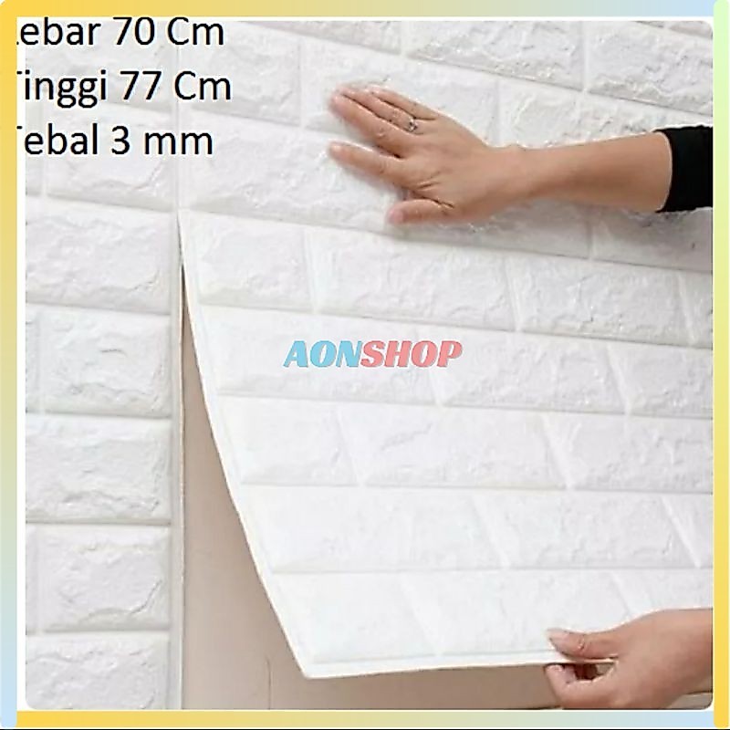 [AS] WALLPAPER BRICK FOAM 3D 70 x 77 70x77