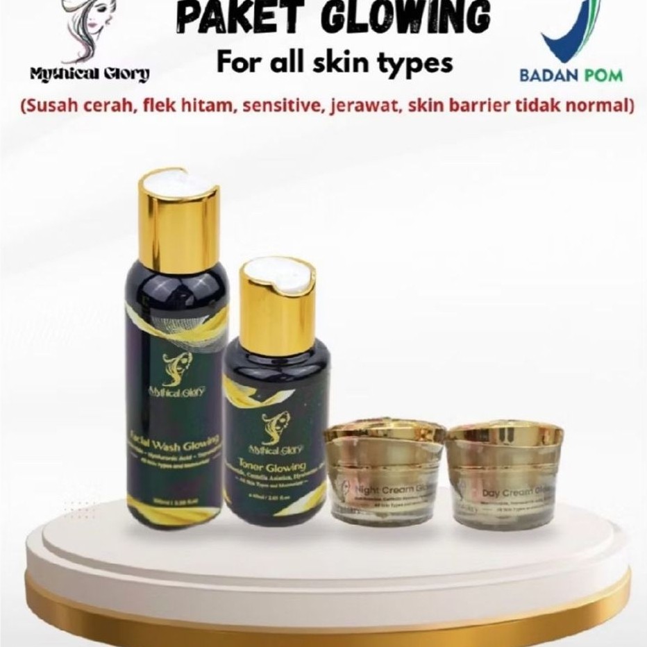 PAKET GLOWING Skincare Mythical Glory