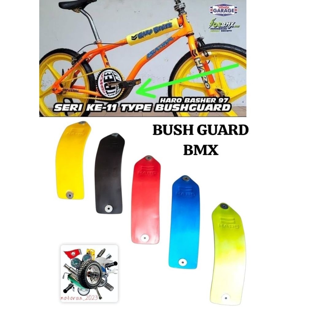 motoran Bush guard bmx haro bush guard bmx pelindung frame bmx haro