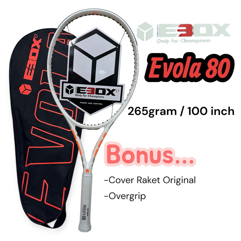 Raket Tenis Ebox Evola 80 / Racket Tennis / Raket Tenis Ebox