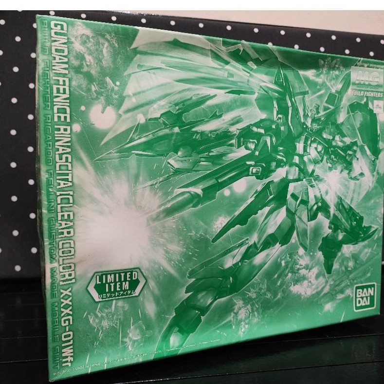 P BANDAI MG Gundam Fenice Rinascita Clear Color Gundam 1/100