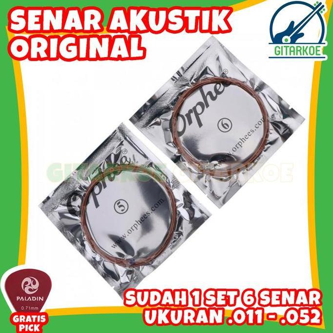 Senar Gitar Akustik Original .011-.052 Professional RA-38H Orphee SA38