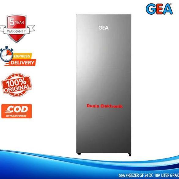 Gea Freezer 189 Liter 6 Rak Gf 24 Dc Static Cooling Freezer Es Batu No Frost