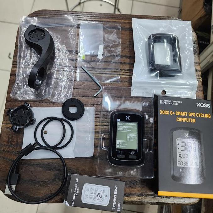 Xoss G+ Smart Gps Cy Computer Speedometer Sepeda Xoss G+ Gps C-Comp Digital Wireless Bluetooth Ant G