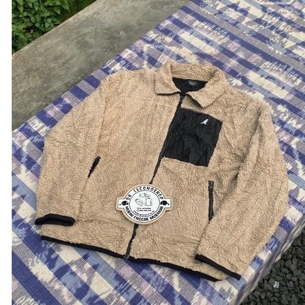 kangol fleece jacket