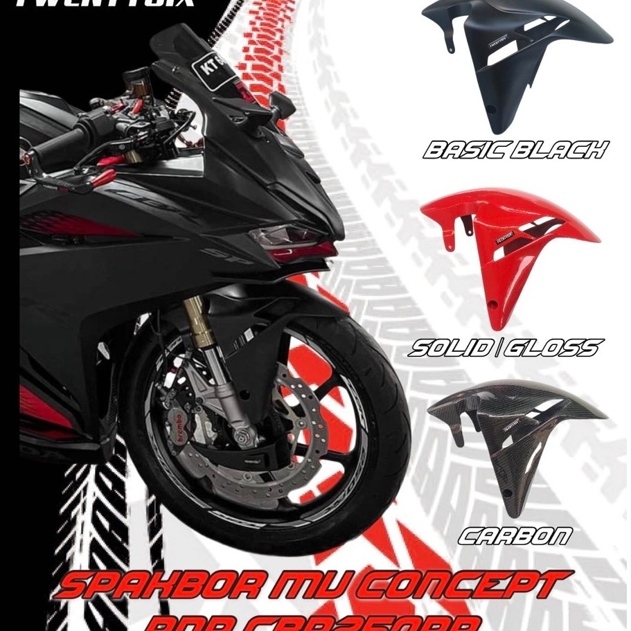 Spakbor Front Fender TWENTYSIX v1.0 PNP CBR250RR CBR150R CB150R CBX150 USD