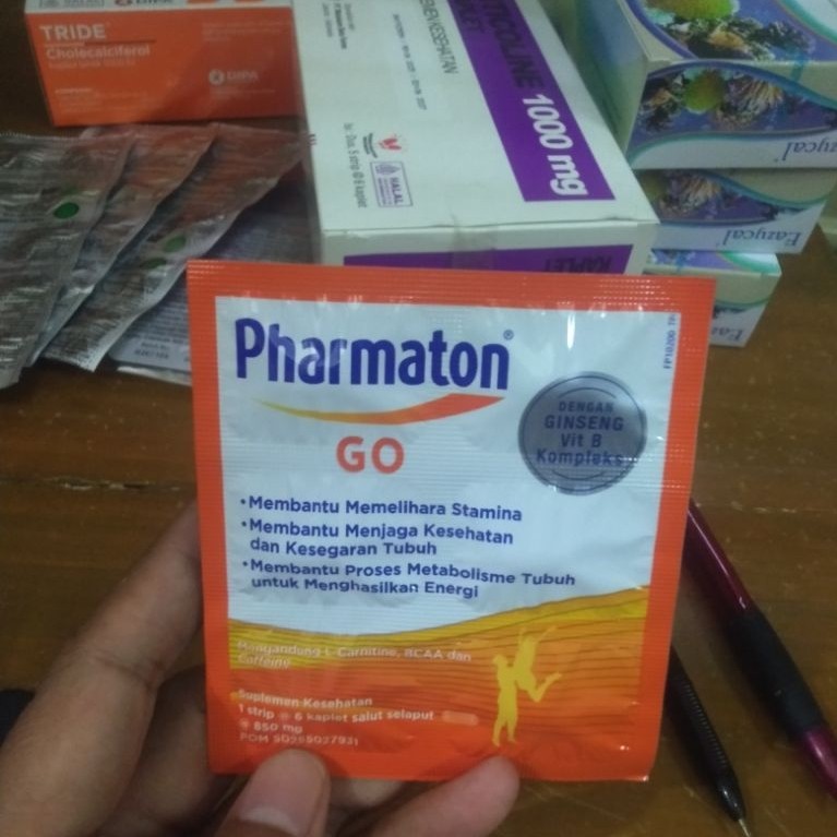 Pharmaton GO 6 Kaplet Vitamin Stamina Ginseng
