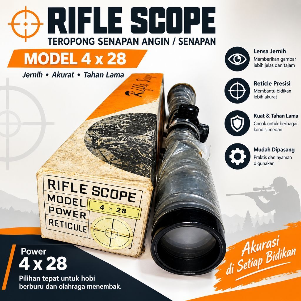 Teropong senapan angin RIFLE SCOPE