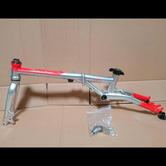 Arc Izi Frame Set Fork Sepeda Lipat Folding 16 Murni 305 16 Plus 349 Model Fhon Gust Chromoly Disc B