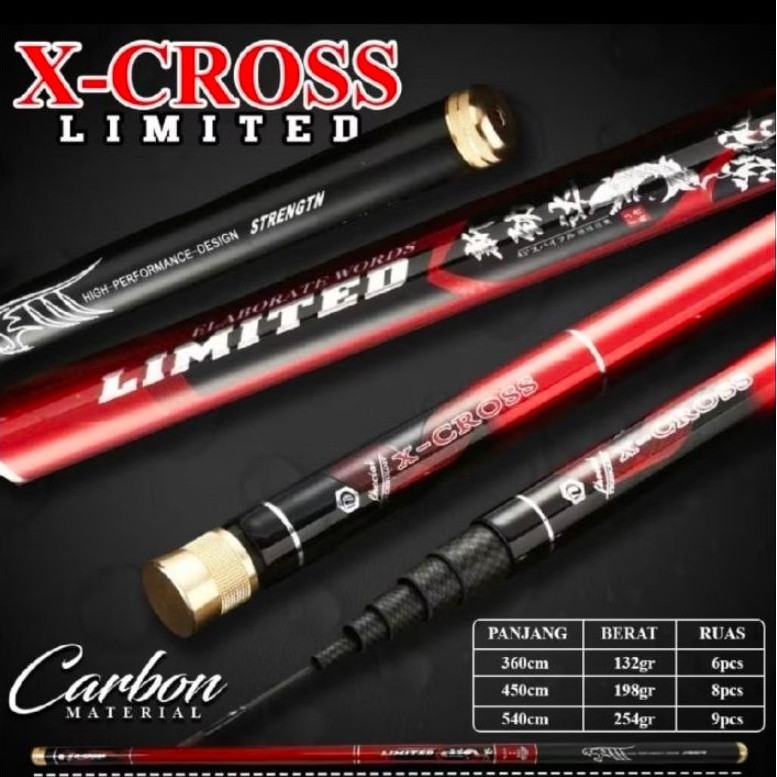 TEGEK IMPOR KAKU X-CORSS LIMITED 6H MADE IN TAIWAN