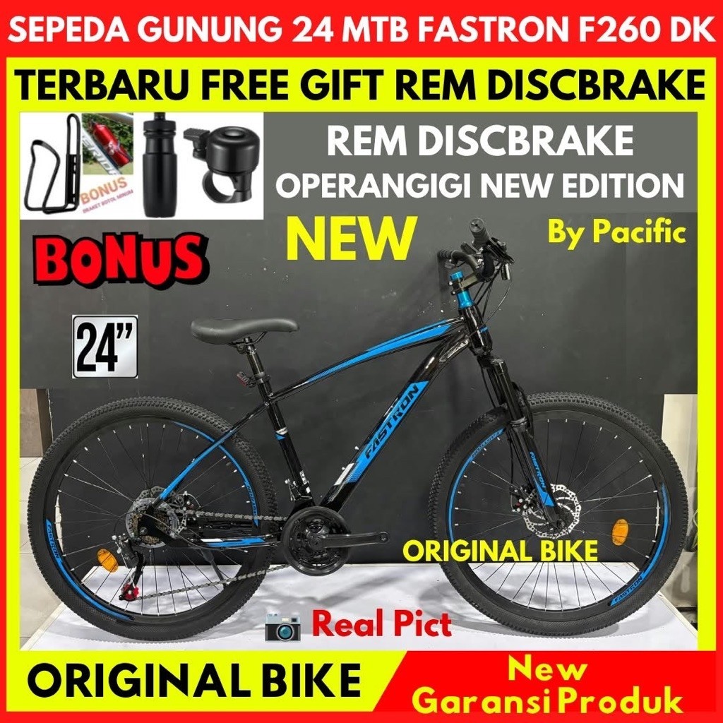 Sepeda Gunung MTB 24 Inch Fastron Foster Operangigi Terbaru