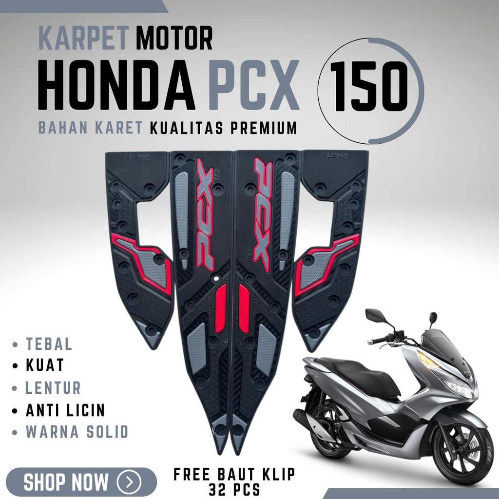 KARPET HONDA PCX 150 | ALAS KAKI PCX 150 | PIJAKAN PCX 150 | AKSESORIS PCX 150 | VARIASI PCX 150