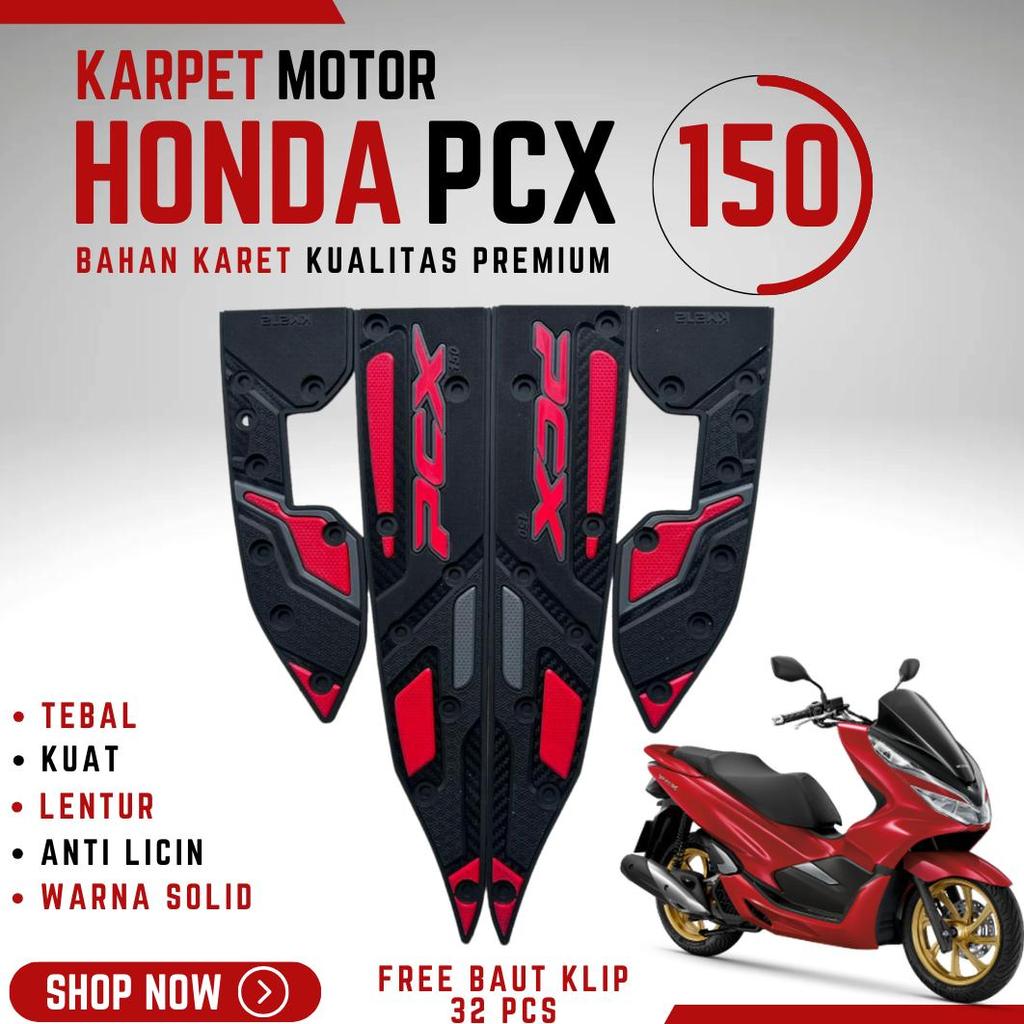 PIJAKAN HONDA PCX 150 | KARPET PCX 150 | ALAS KAKI PCX 150 | AKSESORIS PCX 150 | VARIASI PCX 150