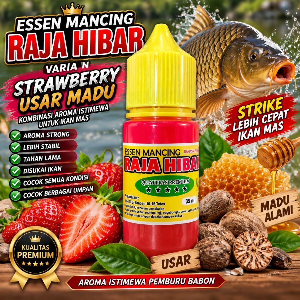 ESSEN RAJA HIBAR (STRAWBERRY USAR MADU)