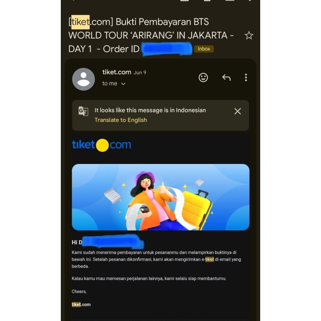 Tiket BTS WORLD TOUR 'ARIRANG' IN JAKARTA Day 1 tiket.com