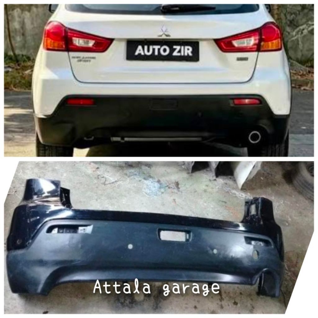 bumper Outlander belakang