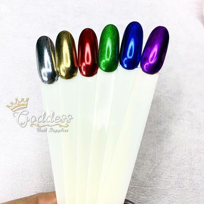 MIRROR CHROME POWDER NAIL ART SERBUK KUKU