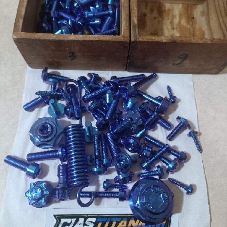 rekber baut titanium set scopy