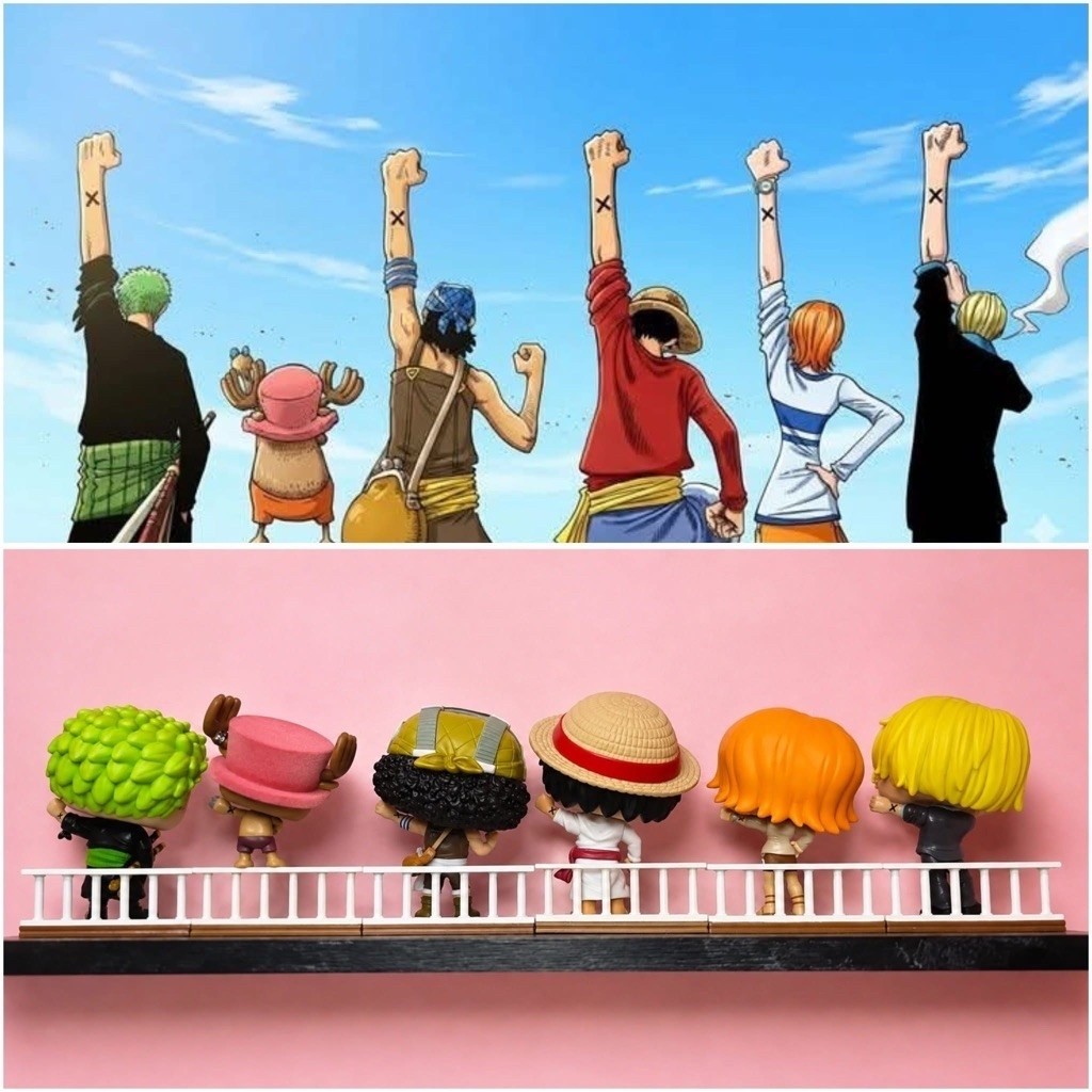 Funko Pop One Piece Alabasta Straw Hat Crew Build-A-Scene Funko Pop Set