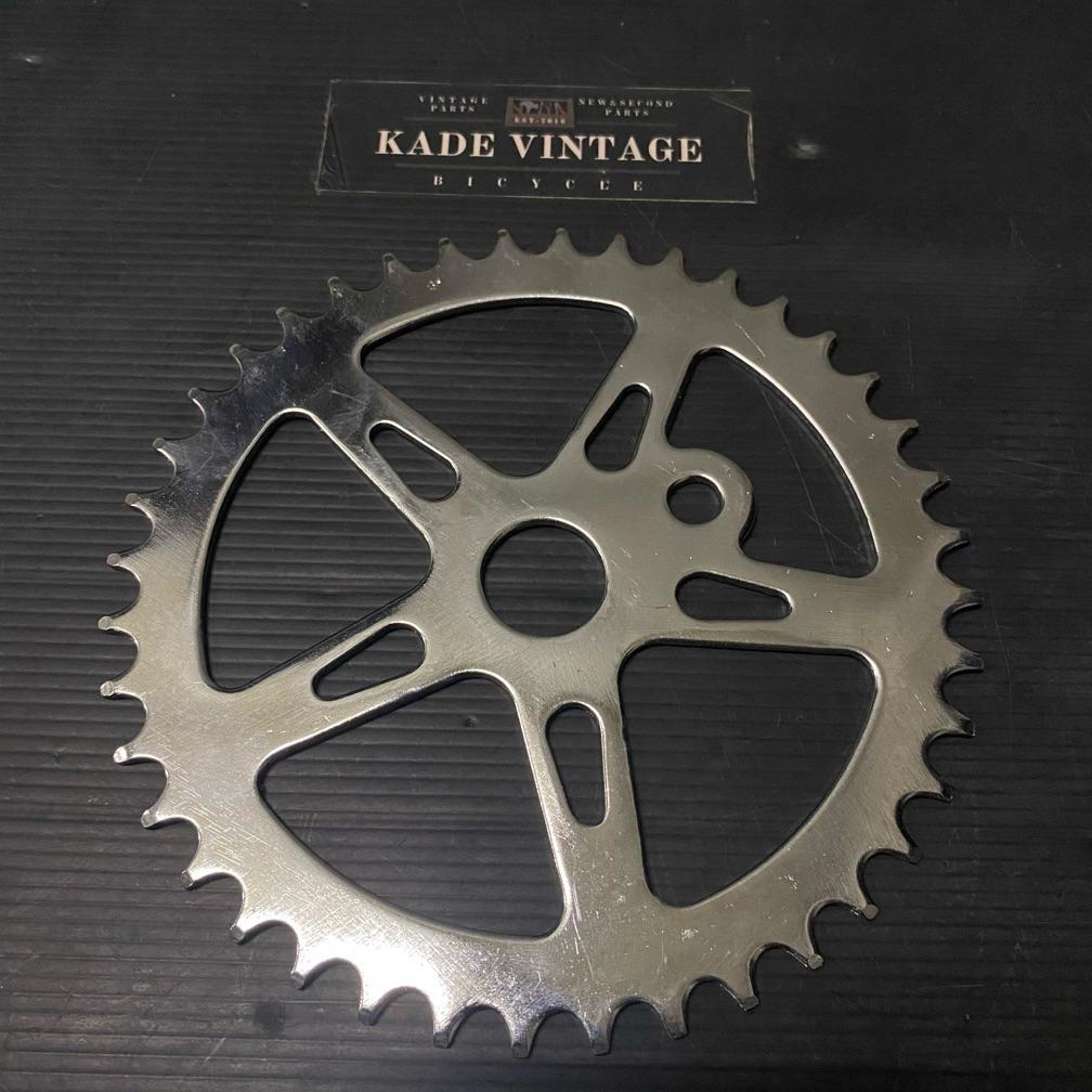 Chainring 40T Gear Silver Chrome Crank OSBMX old school BMX vintage