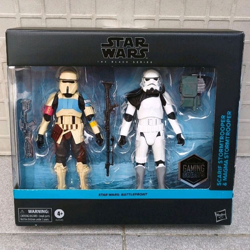 HASBRO STAR WARS BLACK SERIES SCARIF STORMTROOPER & MAGMA STORMTROOPER 2-PACK BATTLEFRONT