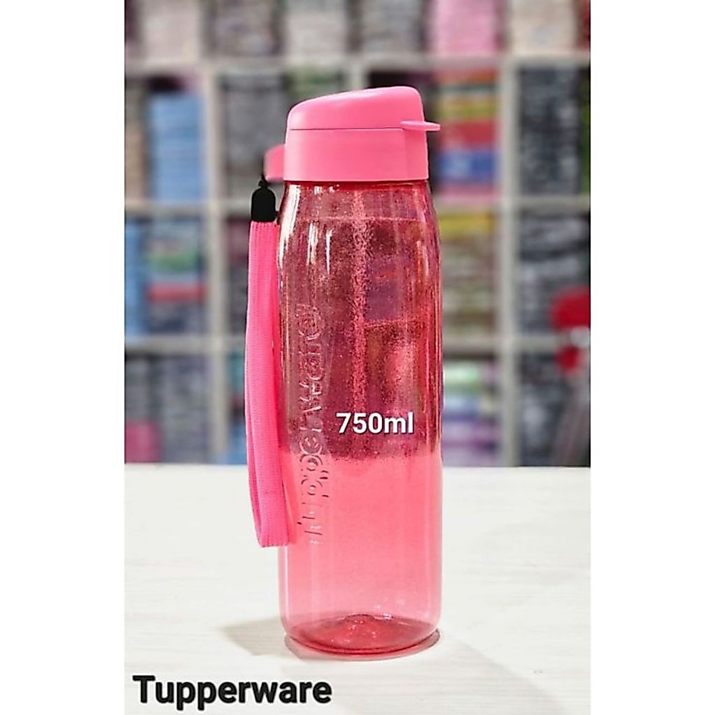TUPPERWARE ORI 100% H2GO 750ML BOTOL MINUM / CRISTAL / ECO BOTTLE