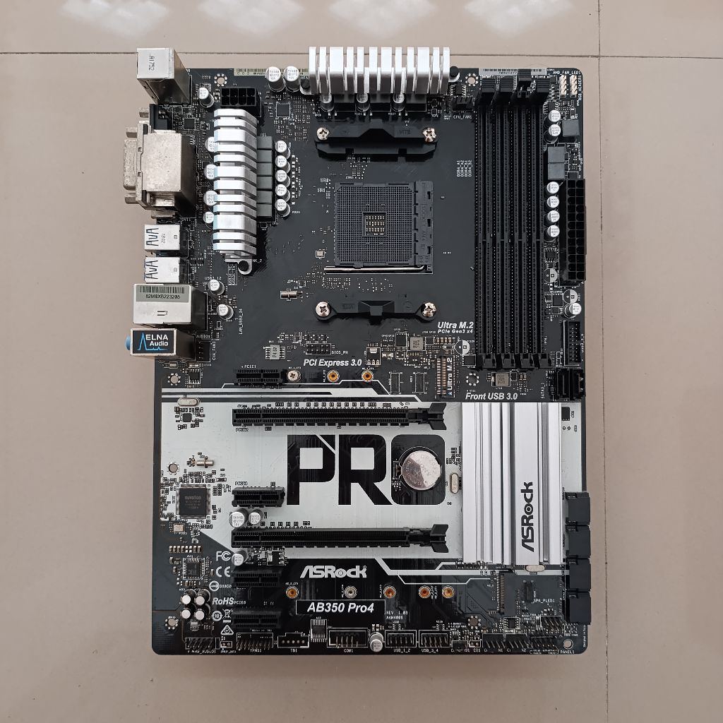 ASRock AB350 Pro4 AMD AM4 Motherboard