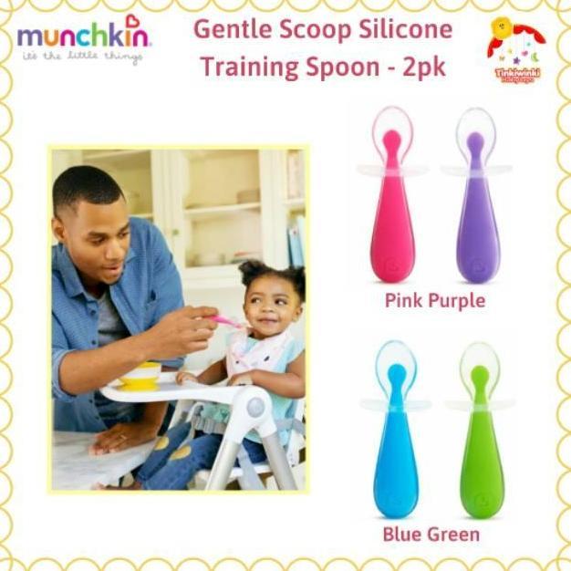 Munchkin Gentle Scoop Silicone Training - 2pk
