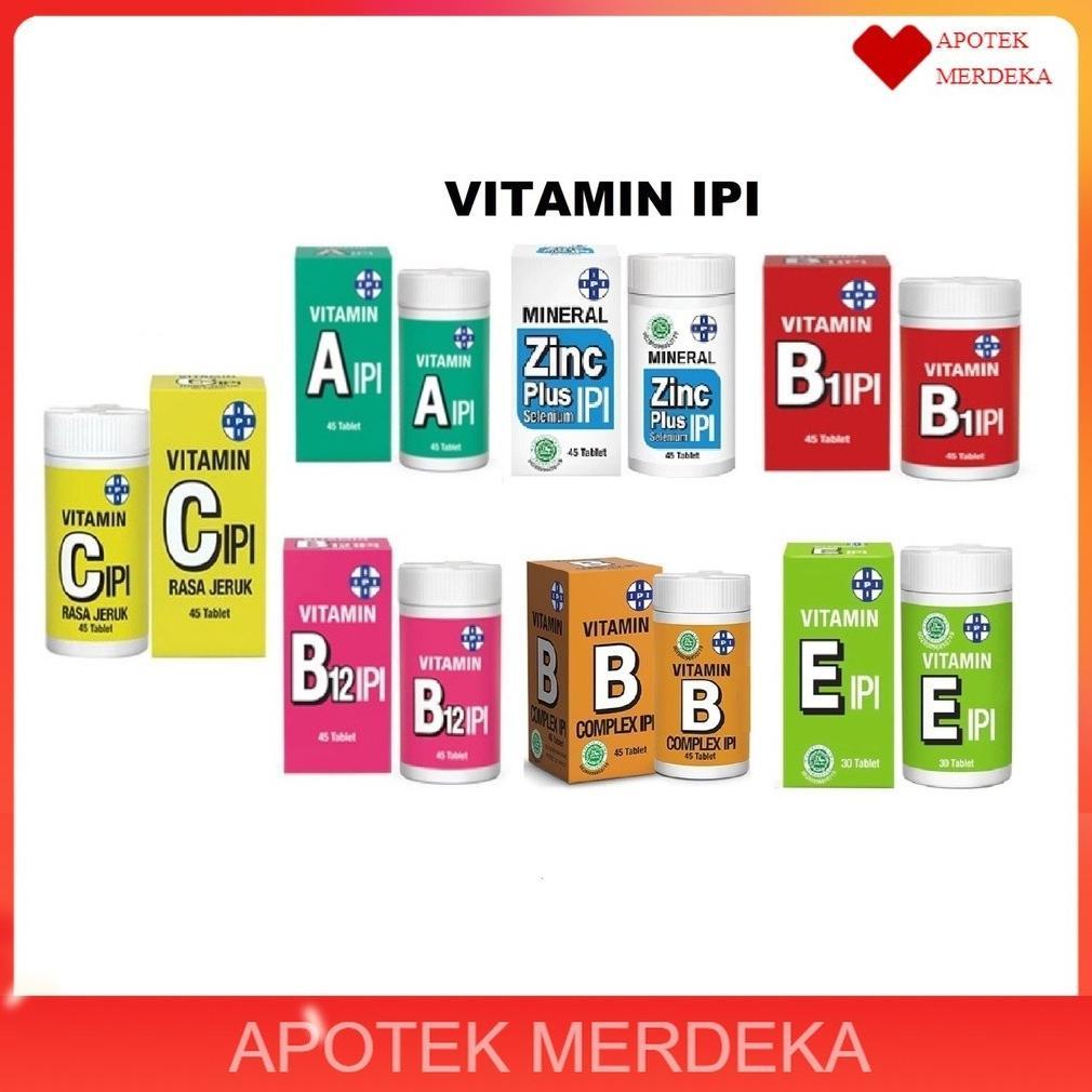 Vitamin IPI / Vitamin A , B1 , B Complex , B12 , C , E , Zink Zinc Plus Selenium ipi