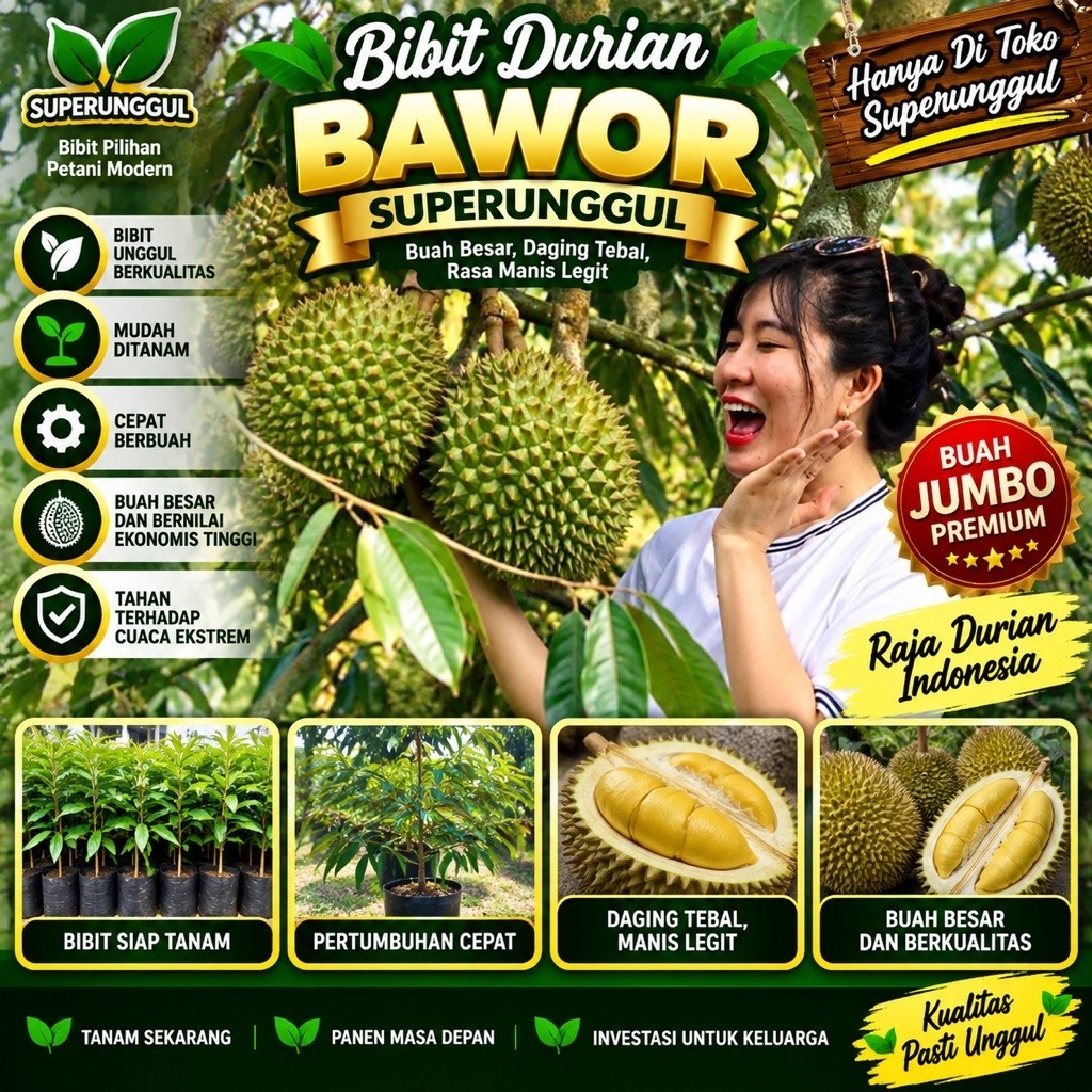 Bibit Durian Bawor super