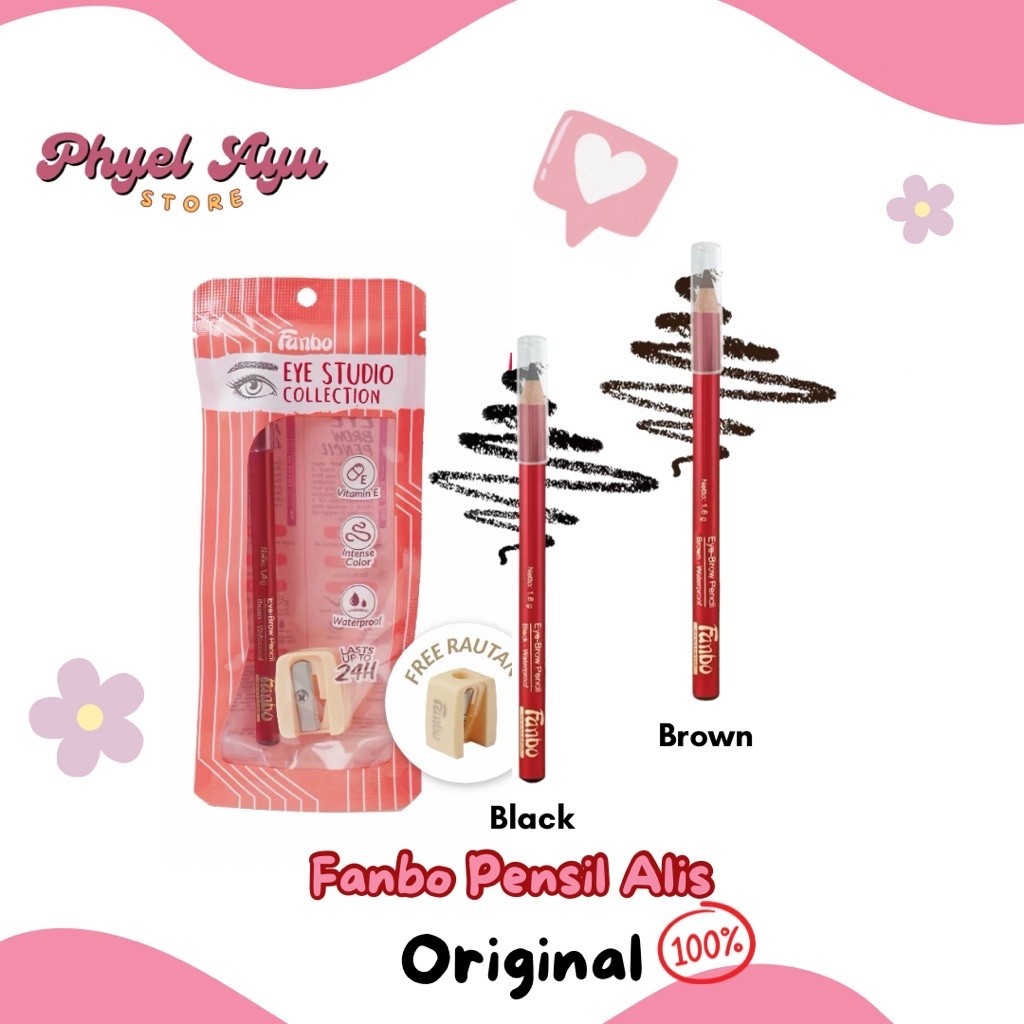 Fanbo Pensil Alis / Fanbo Eyebrow Pensil Original