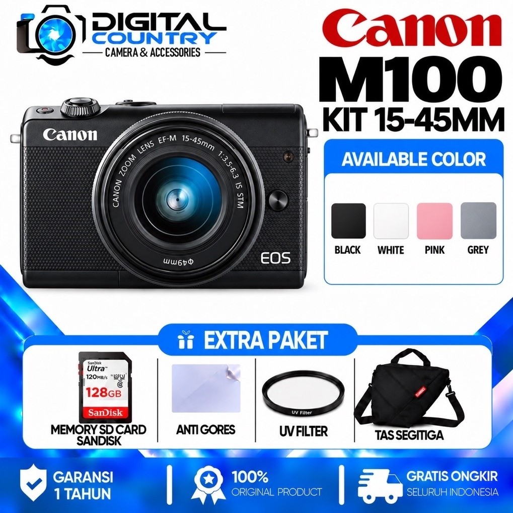 CANON EOS M100 KIT 15-45MM / CANON M100 KIT 15-45MM / CANON M100