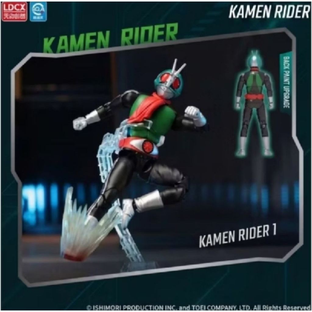 Kamen rider Ichigo ukuran shodo merk ldcx mata udah clear