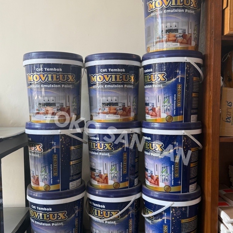 Movilux Cat Pelapis Anti Bocor 20kg 1 Pail - Tahan Cuaca, Elastis, Anti Retak