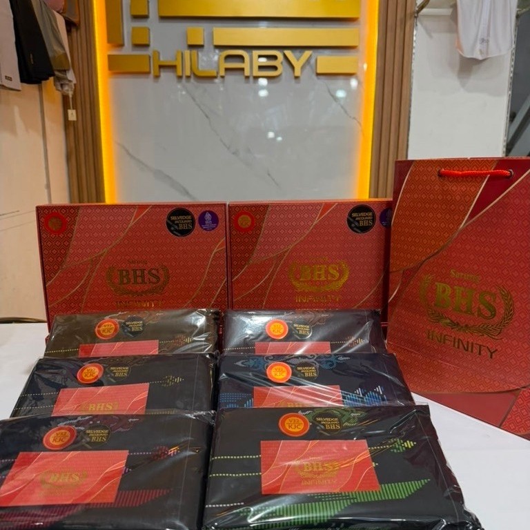 Sarung BHS Infinty Gold Motif V32 KJC SJ | BHS ORIGINAL