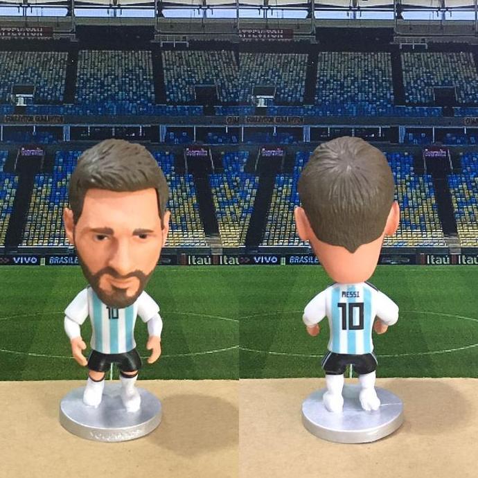 MISNAH78 - FIGURE MINIATUR PEMAIN BOLA ARGENTINA SOCCERWE KODOTO MESSI - DYBALA - DI MARIA - SERGIO 