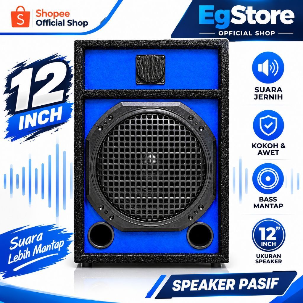 Box Speaker Aktif 12 Inch MDF Tinggal Pasang