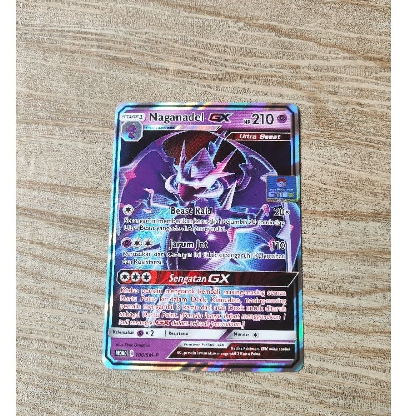 Pokemon TCG Naganadel GX promo GYM