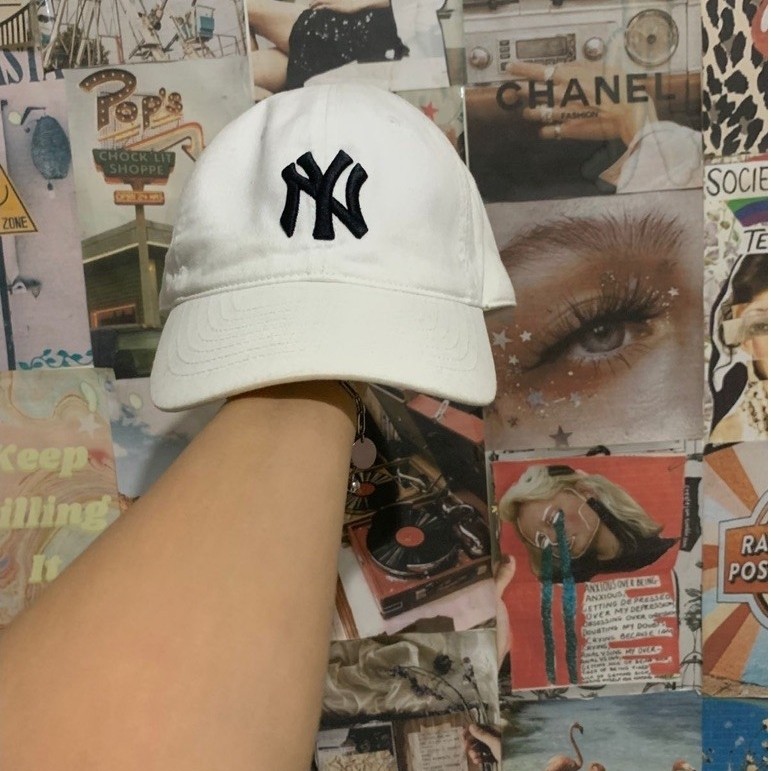 topi baseball mlb setelan original second