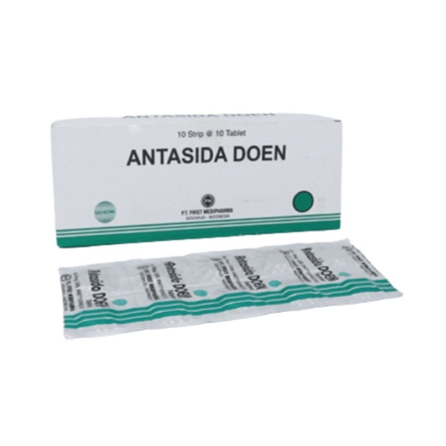 Antasida Doen 10 Strip @ 10 Tablet obat antasida